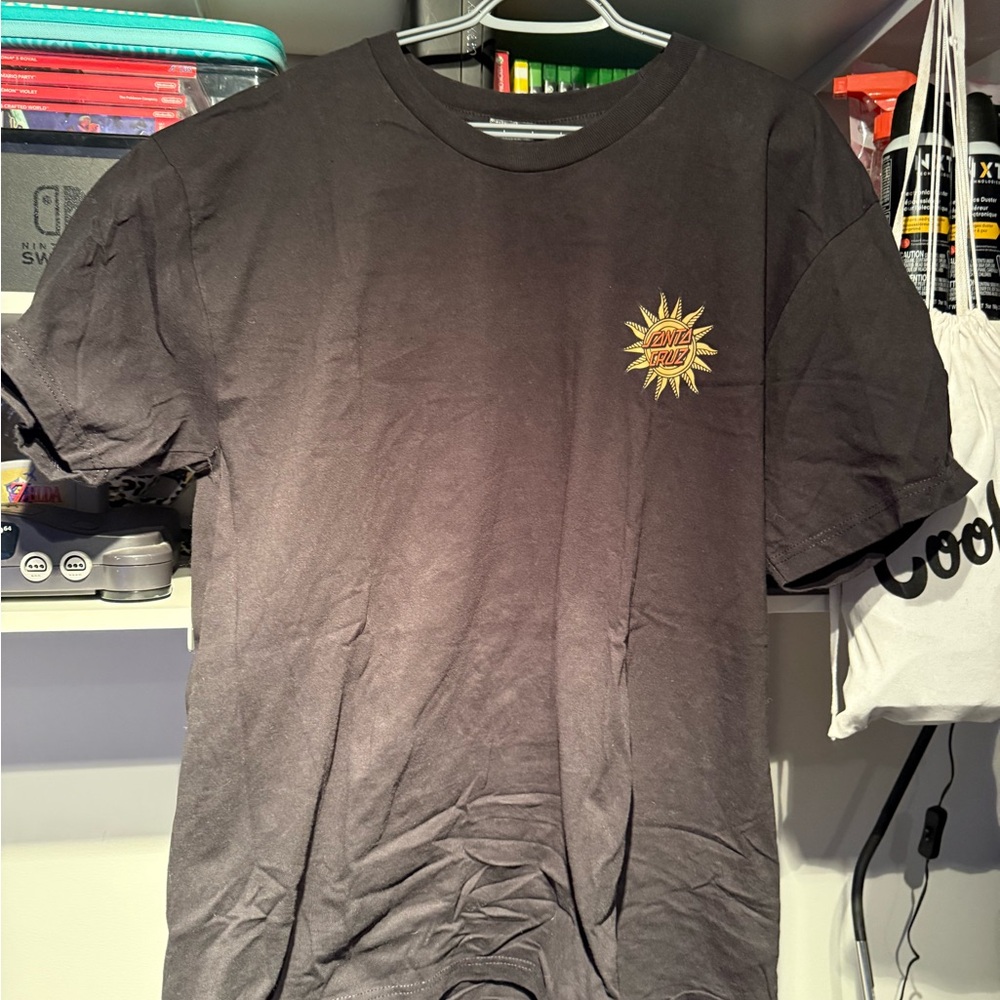 Black Santa Cruz Graphic T-Shirt